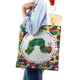 thumbnail image 4 of The Very Hungry Caterpillar Bolso de tela con estampado de lienzo para mujer, bolsa de compras reutilizable y estética, con cremallera interior, regalo para mujer,40*40cm., 4 of 6