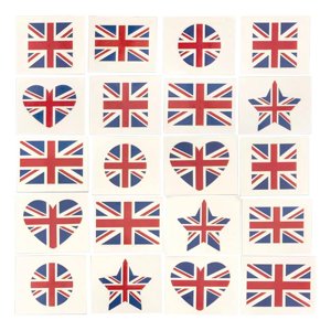 Magideal - 60 Piezas Tatuajes Calcomanías Etiqueta De Embalaje Impermeable Para Niños Y Niñas De Cumpleaños Accesorios De Disfraces