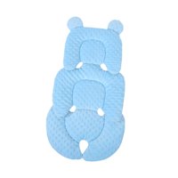 Bothyi - Revestimiento De Almohadilla De Asiento Con Relleno Suave Y Cómodo, Alfombrilla Para Carrito De Coche, Cochecito De Bebé, Color Azul