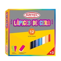 Artel - Lapices De Cera 12 Unidades