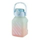 thumbnail image 3 of Botella De Agua Motivacional 1500ml Cuadrada Termo Celeste, 3 of 8
