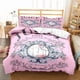 thumbnail image 2 of New 3D Juicy Couture All Season Twin Bedding Set 3 Piece Comforter Set Bed Duvet Cover Double King Comforter Cover Home Textiles, 2 of 5