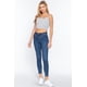 thumbnail image 4 of Top CC Clothing Algodón Spandex Cuello Redondo Copa Removible Gris Claro Jaspeado L, 4 of 5