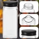 thumbnail image 4 of Frascos de vidrio para especias con tapa, frascos de vidrio de 113 g, botellas para condimentos para especiero, gabinete y cajón., 4 of 5