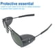 thumbnail image 2 of Protectores Laterales Para Lentes 10 Pares Transparentes Negros Para Anteojos, 2 of 4