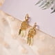 thumbnail image 4 of Dreamgatocher 14k Solid Gold Earring, Mujeres Pluma Earring Vintage Bohemian Earring Largo Drop Dangle Earring Set con Dream Gatocher Design, 4 of 7