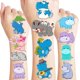 thumbnail image 1 of Tatuajes temporales de hipopótamo para niños - 96 piezas frawharmone, 1 of 9