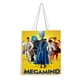 thumbnail image 1 of Megamind Bolso de tela con estampado de lienzo para mujer, bolsa de compras reutilizable y estética, con cremallera interior, regalo para mujer, 35 × 40 cm., 1 of 6