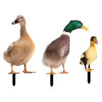 Magideal - 3 Estacas De Estatua De Animales De , Estacas De Jardín Decorativas, Adornos De Decoración De Suelo, Estatua De Jardín De Para Porche, Patio,