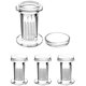 thumbnail image 1 of Frasco QWORK 60 ml pack de 4 con tapa de gravedad para uso de laboratorio, 1 of 8