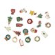 thumbnail image 2 of 20pcs Encantos Lindos Colgantes De Esmalte De Navidad Fabricación De Joyas Hechas A Mano De Bricolaje, 2 of 5