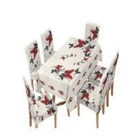 Decoideasemi - Juego De Mantel Más 6 Fundas De Sillas