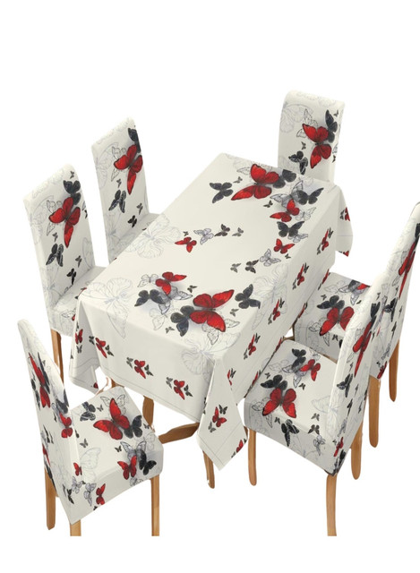 Decoideasemi - Juego De Mantel Más 6 Fundas De Sillas