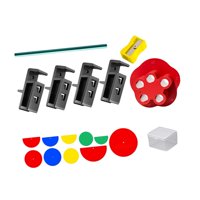 Ioensy - Abrazadera Fija De Cierre Para Carpintería Con Múltiples Márgenes, 4 Clips Negros