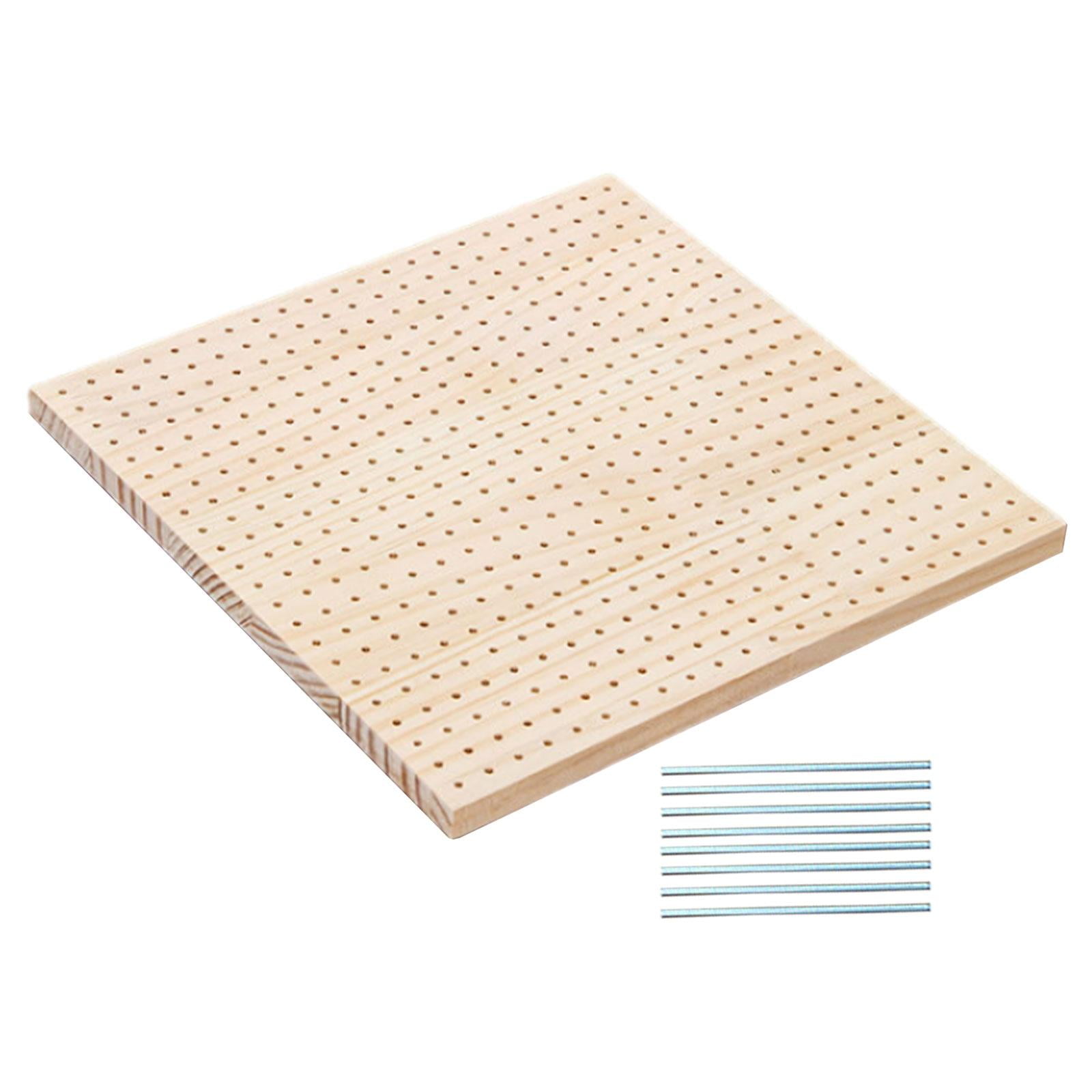 Magideal - Regalos Tableros De Bloqueo De Ganchillo De Madera Con 8 Agujas De Barra De Acero Inoxidable Tapetes De Bloqueo De Tableros De Madera Para Bolsos De T 30cmx30cm
