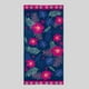 thumbnail image 3 of Toalla de Playa Velour Paradis, 3 of 3