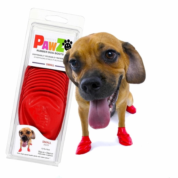 Botas para perros Protex PawZ Rubber All-Weather S Red for Paws 2.5