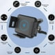thumbnail image 5 of Soporte de carga rápida inalámbrica para coche de 15 W - Soporte de sujeción automática para teléfonos de 4,3 a 6,9 pulgadas, compatible con Samsung Galaxy Z Fold Series e iPhone 16 Pro Max-Negro, 5 of 6