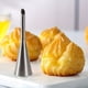 thumbnail image 2 of 1pc, Stainless Steel Pointed Puff Mouth, Stainless Steel Icing Piping Nozzles Tips Fondant Cake Decorating Sugar Craft Dessert Pastry Tool, 2 of 2