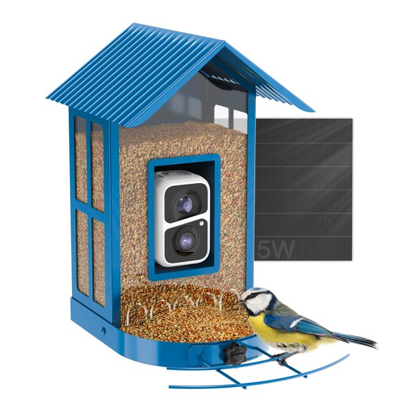 Alimentador de Pájaros SOLIOM BF08 2,7 L con Cámara Solar