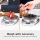 thumbnail image 3 of Báscula de cocina Etekcity Food Digital de 5 kg/11 libras con cuenco plateado, 3 of 6