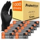 thumbnail image 1 of Guantes de nitrilo Protectmate negros de 5 mm para preparación de alimentos de tamaño medio, 1 of 8