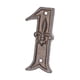 thumbnail image 1 of Placa De Puerta De Dígitos De Metal Número De Dirección Signo Placa De Puerta 1, 1 of 5