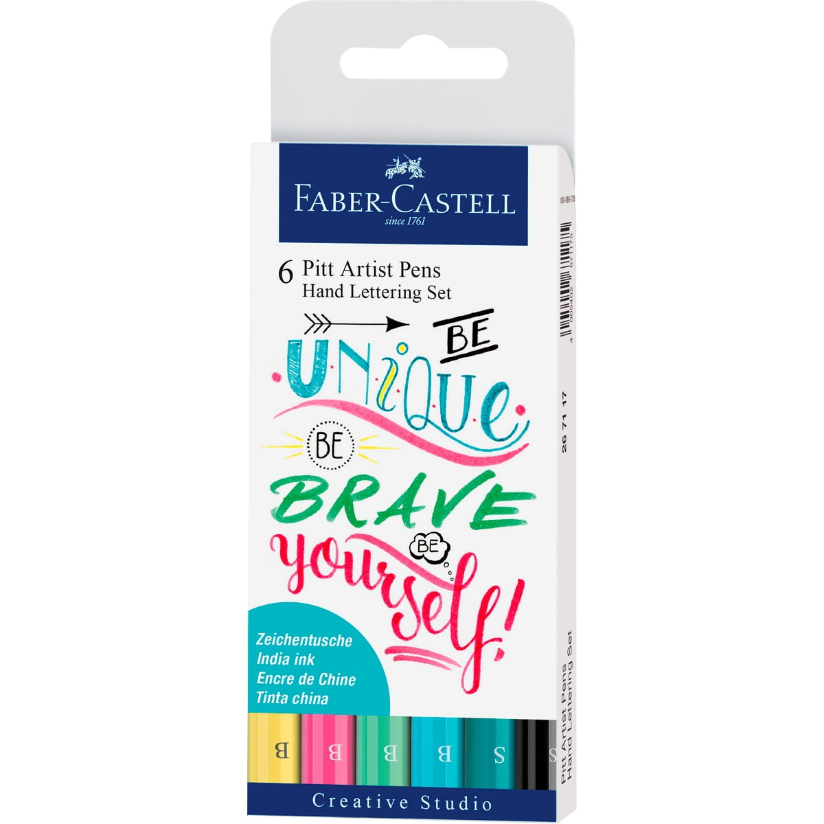 Faber Castell - Marcador Lettering Tonos Pasteles Faber-castell X6 Uds.