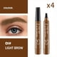 thumbnail image 1 of 4 Split Tip Water Eyebrow Pencil, Long Lasting Waterproof, Simulated Natural Vivid Eyebrow , Clear Texture, No Decolorize Eyebrow Pen, 1 of 3