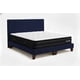 thumbnail image 4 of Cama 2 Plazas Completa Azul | Base Europea + Colchón Excellense Plus 25CM + Respaldo Tapizado, 4 of 9