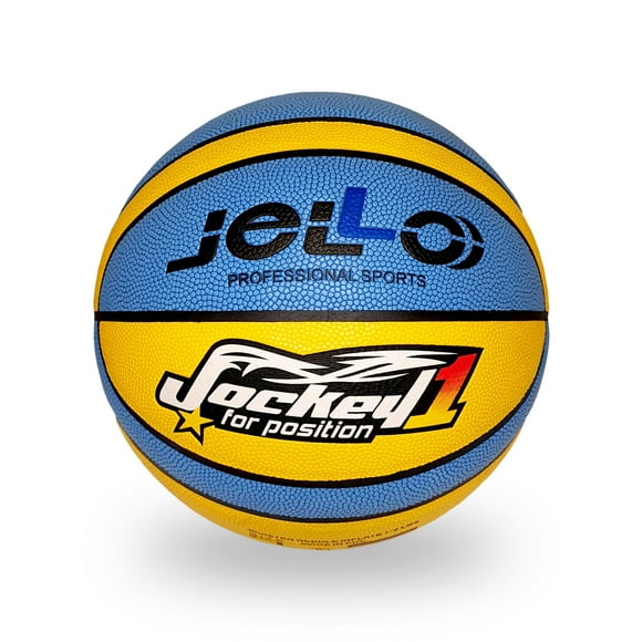 Balón De Basquetbol Jello N° 7 Amarillo/celeste
