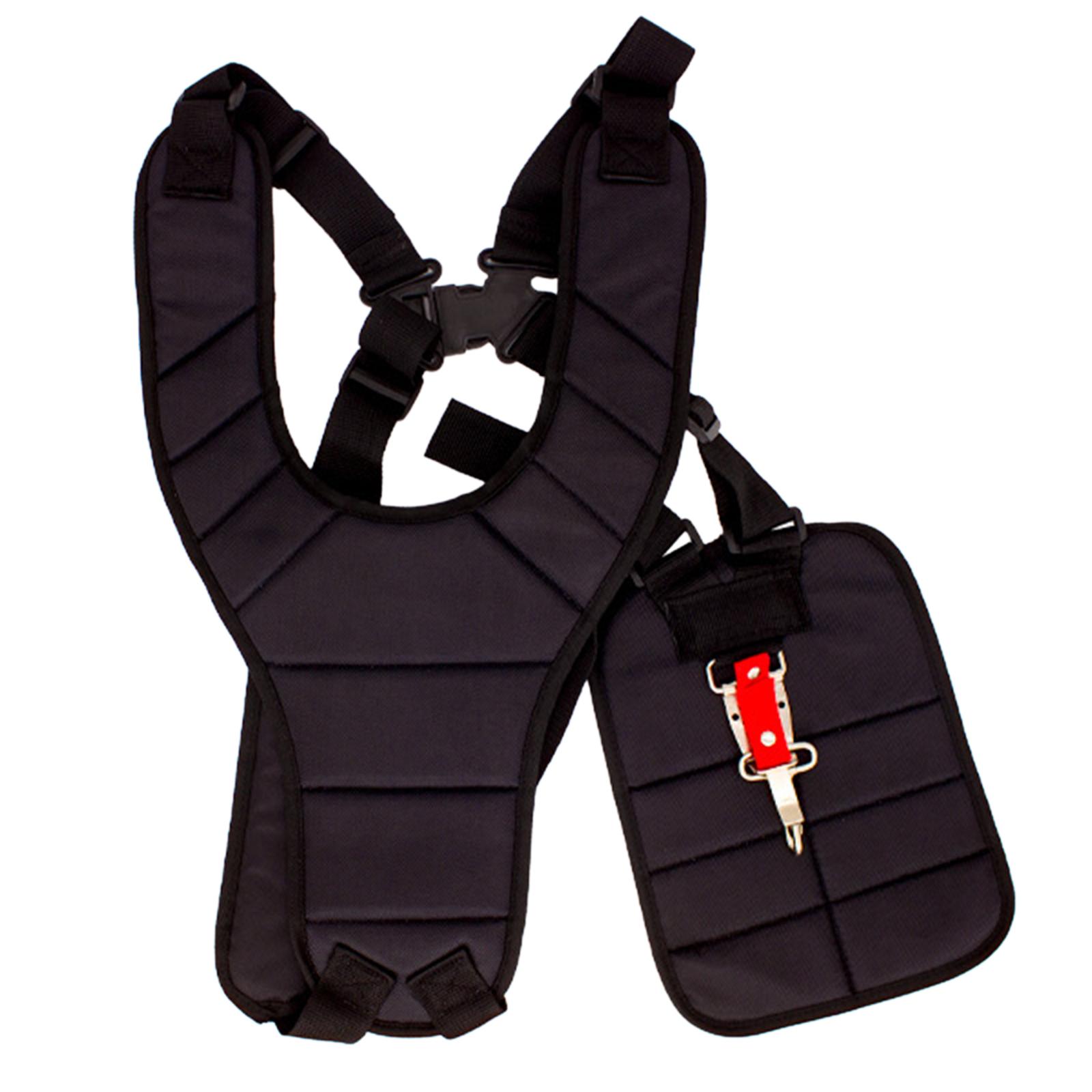 Magideal - Correa De Arnés Para Cortacésped, Herramientas De Jardín, Desbrozadora Ajustable Para Jardín, Recortadora De Césped, Cinturón De Arnés De Doble Hombro