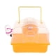 thumbnail image 5 of Portador de hamster portátil Carrier Case jaula con botella de agua al aire libre naranja, 5 of 5