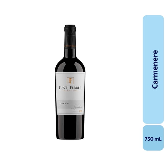 Vino Carménère Botella 750 mL Punti Ferrer