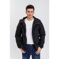 Likeshop - Chaqueta Impermeable Hombre Forro Interior Piel Capucha 0002