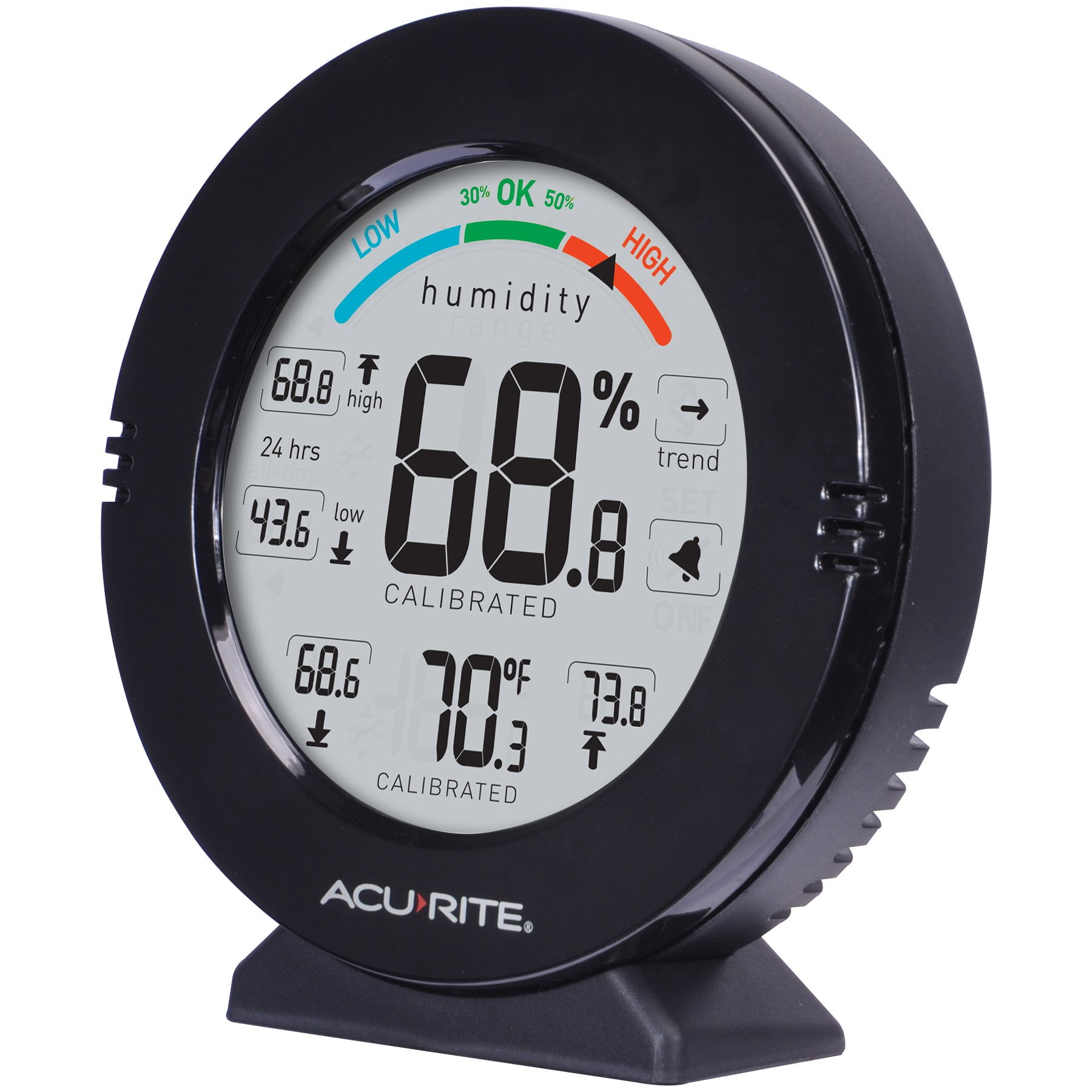 Medidor De Humedad Acurite 01080m Con Indicador De Temperatura Y Alarmas