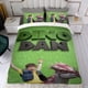 thumbnail image 4 of Dino Dan Conjunto de sábanas temático, trío de piezas, cómodo y amigable con la piel, diseño único, regalo de decoración para el hogar para familiares, amigos y fans,135cm *200cm, 4 of 6