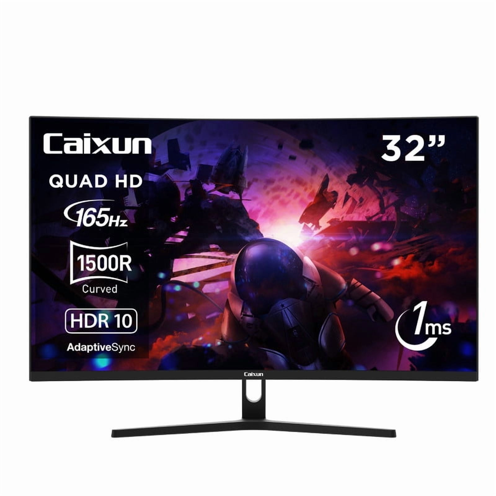 Caixun - Monitor Gamer Curvo 32 Qhd Va 1500r 165hz Hdmi Dp Usb 1ms C32c3q