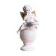 thumbnail image 2 of Candelero Candelabros Hogar Aniversario Chimenea Resina Ángel Portavelas Blanco Aureato 1 Mano, 2 of 3