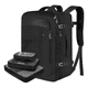 thumbnail image 3 of Mochila de Viaje Vancropak 1215 Impermeable Expandible Antirrobo 40L Negro, 3 of 3