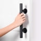 thumbnail image 3 of Manilla para puerta de granero SMARTSTANDARD 12, resistente, negra, 3 of 6
