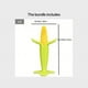 thumbnail image 1 of Safety Food Grade Soft Silicone Baby Fruit Banana Shape Mini Teethers Relieve Teething Pain, 1 of 5