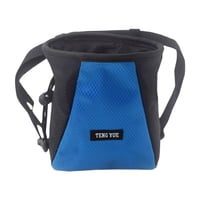 Magideal - Bolsa De Almacenamiento De Tiza, Ajustable, Resistente Al Desgaste, Con Cordón, Organizador Para Boulder, Pole Dance, Gimnasio, Levantamiento De Pesas Negro