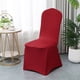 thumbnail image 1 of Xiao Hua Funda Elástica para Silla de Fiesta Color Rojo Vino -1 Pieza, 17.72 X 17.72 X 37.4 Pulgadas, Tela Elástica Gruesa Resistente a las Arrugas, Funda Decorativa para Silla para Bodas, Banquetes, 1 of 5