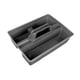thumbnail image 3 of Gris Resistente Del Organizador Del Totalizador De La Canasto Del Carrito De La Limpieza Portátil De Los PP Para El Estilo A De Las Salas Del Arte, 3 of 3