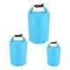 thumbnail image 1 of 3 Uds Bolsa De Saco Seco Bolsas Secas Impermeables Con Tapa Enrollable Para Acampar A La Deriva Kayak Azul Claro, 1 of 5