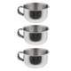 thumbnail image 4 of Taza De Afeitar Para Hombre De Acero Inoxidable De 3 Piezas, Taza De Jabón Para Barba De Peluquero, 4 of 5
