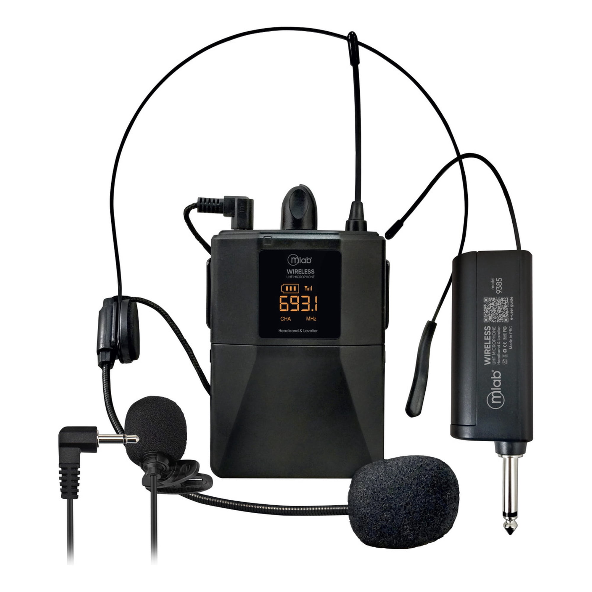 Microfono Inalámbrico Cintillo Lavalie Recargable Mlab 09385