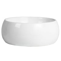 Domsa - Lavamanos Sobreponer Redondo Blanco 40X40X15,5 Cm