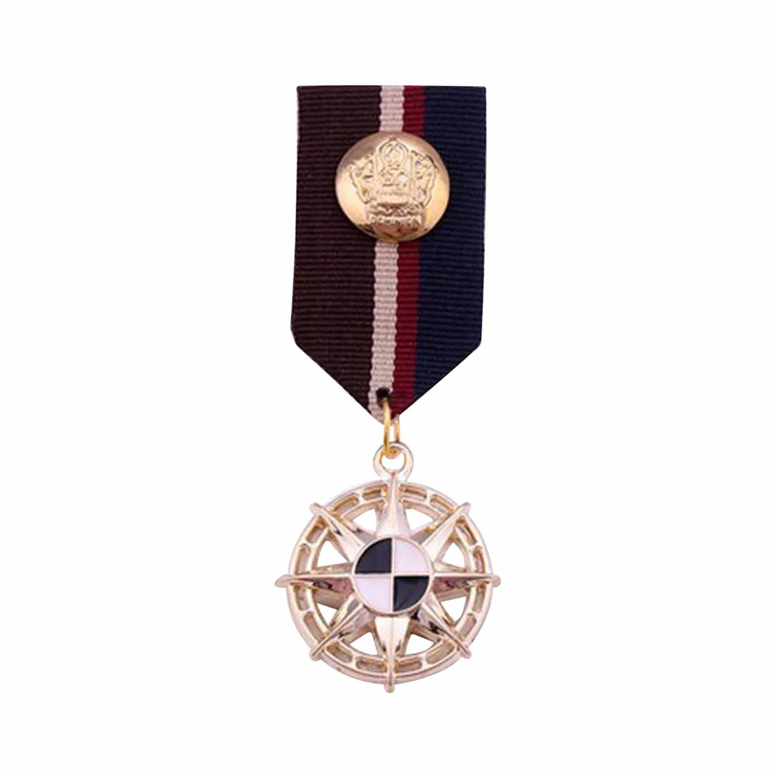 Magideal - Medalla De Tela A Rayas, Regalo Único, Ramillete Vintage Para Bolso, Chaqueta, Niños Y Niñas Estilo B